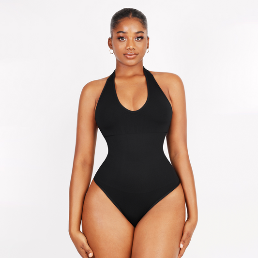 Halter Thong Bodysuit Shapewear